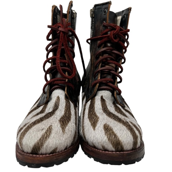 Freebird Multicolor Lace Up Boots - Picture 5 of 9